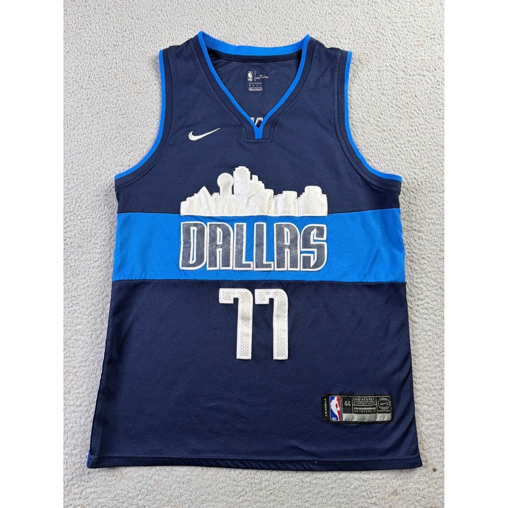 Dallas Mavericks Luka Doncic #77 Nike City Edition Swingman Jersey Mens 44S